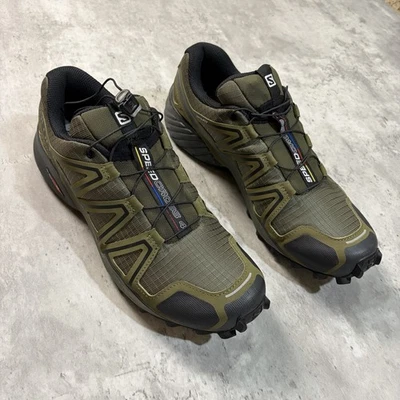Salomon Speed cross 4 Olive Green Men’s 9.5 - Image 1 of 4