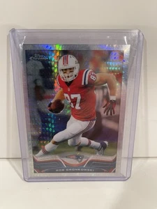 Rob Gronkowski 2013 Topps Chrome #35 prisma rifrattore #258/260 Patriots come nuovo Te - Foto 1 di 6