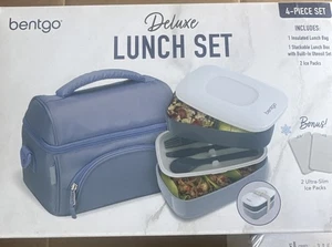 ⚡️Bentgo Set Deluxe 4 Pezzi con Borsa Porta Pranzo Isolata, Impacchi Ghiaccio e Bento Classic - Foto 1 di 2