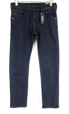 DIESEL Belther-R R8LC7 W30/L30 Men Jeans Slim Taper Fit Cotton Stretch Dark Blue