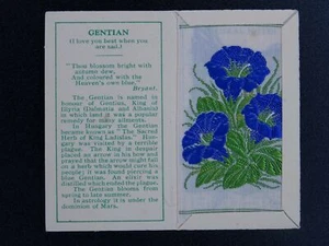 No.17 GENTIAN Kensitas Flowers Silk (Small Cover S1) J.Wix & Sons 1934 - Picture 1 of 1