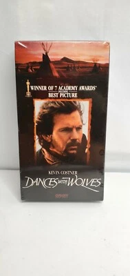 Factory Sealed Dances With Wolves VHS Cassette Orion Watermark OHV Security Seal - Image 1 of 4
