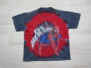 VINTAGE SPIDER-MAN 2 T Shirt (M) YOUTH 8-10 Y2K Marvel Comics Superhero Movie - Picture 1 of 10