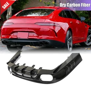 For Mercedes-Benz  GT 43 50 53 63 2019UP Dry Carbon Rear Bumper Diffuser Lip - Picture 1 of 12