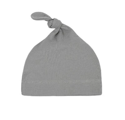 Gerber Baby Boy Modern Moments Organic Cotton Gray Cap Size Newborn LOT OF 2!! - Image 1 of 4