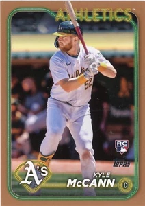 2024 TOPPS UPDATE GOLD KYLE MCCANN 571/2024 OAKLAND ATHLETICS - Picture 1 of 1