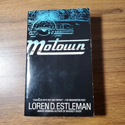 Motown by Loren D Estleman 1992 Vintage Paperback Book Bantam  - Image 1 of 4