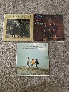 PETER, PAUL AND MARY Lot of 3 Vinyls VG+ - Picture 1 of 5