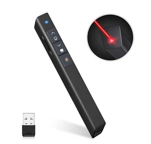 Wireless Presenter Remote - Laser Pointer - 2.4GHz - USB Plug & Play - PC189A - Afbeelding 1 van 5