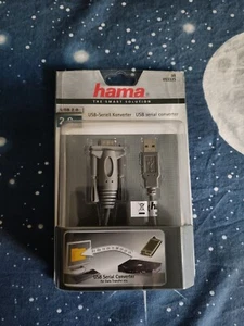 Hama Cavo adattatore da USB a seriale da 2 m ritenzione COM viti/dadi - Afbeelding 1 van 5