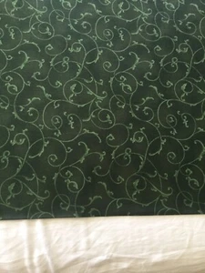 Green Swirls Tone On Tone Maywood Poinsettia II 1932-G - Picture 1 of 2