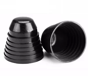 Universal Rubber LED Kit H3 Fog Light Lamp Two Dust Cover Seal Cap Plug Play Fit - Picture 1 of 10