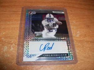 2022 Leaf Pro Set Silver Football Chris Rodriguez Jr Rookie Auto Card 13/25 - Picture 1 of 2