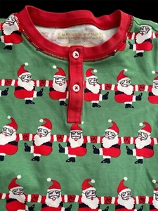 The Beaufort Bonnet Co (TBBC) 2023 Green/Red Santa Pima Cotton Long Sl PJ-6Yrs - Picture 1 of 7
