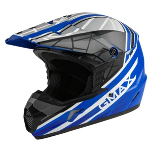 Casco todoterreno Gmax MX-46 Mega azul mate/negro adulto talla MD - Imagen 1 de 2