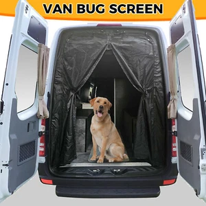 Van Bug Screen for Mercedes Sprinter 2007-2024 High Roof Rear Door Mosquito Net - Picture 1 of 24