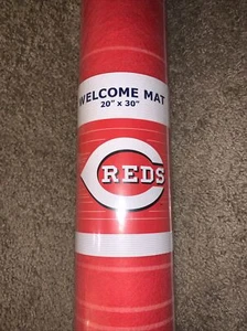 Cincinnati Reds ~ Official MLB 20x30 Welcome Door Mat Rug - Picture 1 of 1