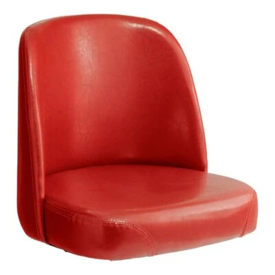 ROYAL SEATING 17 in WIDE RED VINYL BARSTOOL REPLACEMENT BUCKET SEAT(ONLY) - Image 1 of 4