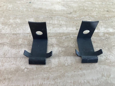 OEM Pair New  7" Headlamp Outer Trim-Rim Clips for Jaguar MK 10, 420, XJ6 + XJ12 - Image 1 of 2