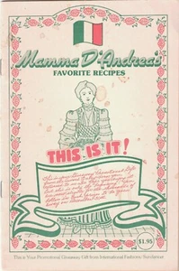 MAMA D'ANDREA'S FAVORITE RECIPES-1984-GREAT SHAPE-VINTAGE - Bild 1 von 2