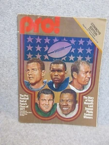 8-20-1977 DALLAS COWBOYS vs MAIMI DOLPHINS at TEXAS STADIUM NFL Game PRO PROGRAM - Picture 1 of 3