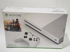 Xbox One S 500GB White Console System w/ Two Controllers