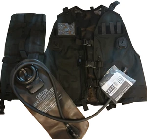 Remploy Frontline Hydration Vest Camelbak 3L CBRN MK3a Airsoft Police Black New - Picture 1 of 10