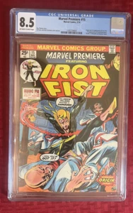 Marvel Premiere # 15 CGC 8.5 Marvel 1st app & origin of Iron Fist - Picture 1 of 3