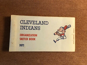 1971 Cleveland Indians Organization Skizzenbuch bxorg - Bild 1 von 8