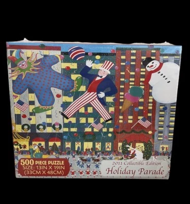 Briarpatch 500 Piezas Puzzle DESFILE DE VACACIONES Navidad 2011 Coleccionable SELLADO NOS Foto 1 de 4
