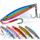 5pcs Rainbow Micro Butterfly Metal Jig Fishing Lure Bait Jigging Tuna Slow Lure