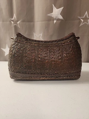 VIntage Philippine Kupit Hand Woven Basket Very Rare - Image 1 of 4