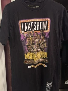 LA Lakers shirt The Lake Show Mitchell & Ness medium Hardwood Classic Magic - Picture 1 of 3
