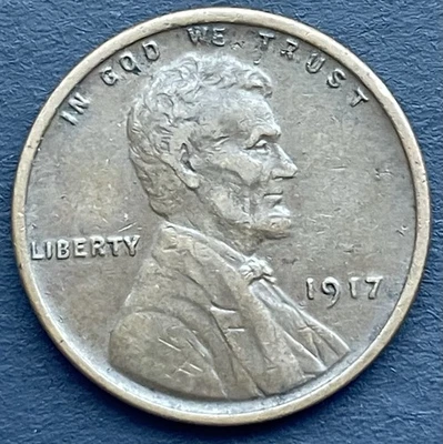 1917 年林肯小麦美分双模正面-FS-101-强 DDO- Raw-EF AU Detai — 第 1/4 张图片