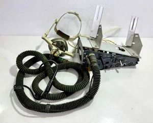 Boeing 747 Cockpit Oxygen Regulator & Communication Control Panel with Mask + El - Picture 1 of 11