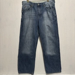 Ecko Unltd Jeans Herren 34 Blau Denim Baggy Fit Y2K Skater Grunge Urban Gorpcore - Bild 1 von 13