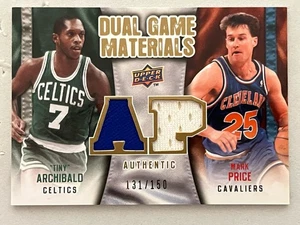 2009-10 Upper Deck - Dual Game Materials Tiny Archibald, Mark Price #DG-AP Gold - Bild 1 von 7