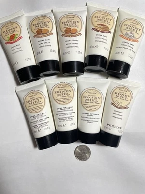 Perlier Honey Miel Hand Cream Lotion - Variety Box Of 9 - 1 fl oz Each - NOS - Image 1 of 4