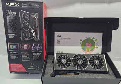 XFX QICK 319 AMD Radeon RX 6750 XT  video Card - 12GB - Sort of Faulty - Image 1 of 4