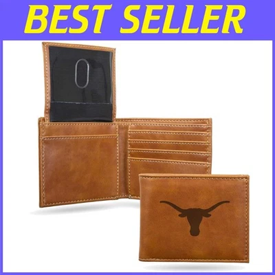 Billetera grabada con láser - NCAA Texas Longhorns Foto 1 de 4