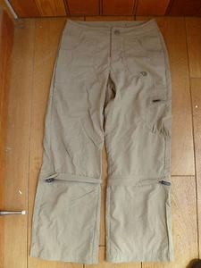 MOUNTAIN HARD WEAR GIRLS BEIGE ZIP OFF UPF 30 DESIRA TROUSERS M BNWT - Picture 1 of 3