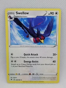 POKEMON VIVID VOLTAGE SWELLOW 134/185 NM/MINT PACK FRESH - Picture 1 of 6