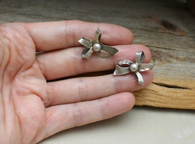 Pendientes vintage de plata de ley 925 Foto 1 de 4