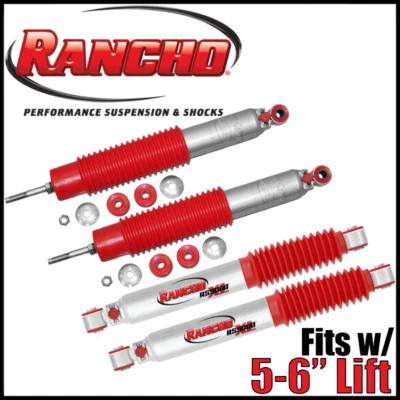 Rancho 前后减震器套装 2002 - 2006 年雪崩 2500 4WD 带 5 - 6 英寸升降机 — 第 1/4 张图片