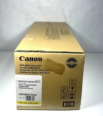 Unidad de batería Canon GPR-20/21 amarilla (0255B001AA) para ImageRunner C4080 C5180 Foto 1 de 4