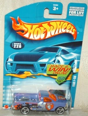 Hot Wheels 2002 #220 Ford F-150 purple,ex.card,i combine shipping - Image 1 of 2