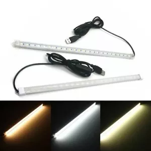 Hard Strip Bar Night Light Light Tube Portable With Switch USB LED Under Cabinet - Picture 1 of 15