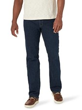 Wrangler Authentics Men's Regular Fit Comfort Flex Waist Jean, Dark Indigo, 3...