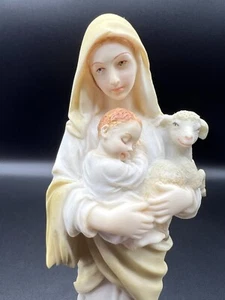 Madonna mit Kind & Lamm von Galleria Divina: Schöne Mutter Maria Figur - Bild 1 von 13