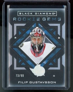 2021-22 Black Diamond Rookie Gems Spectrum #RGFG Filip Gustavsson 73/99 - Picture 1 of 2